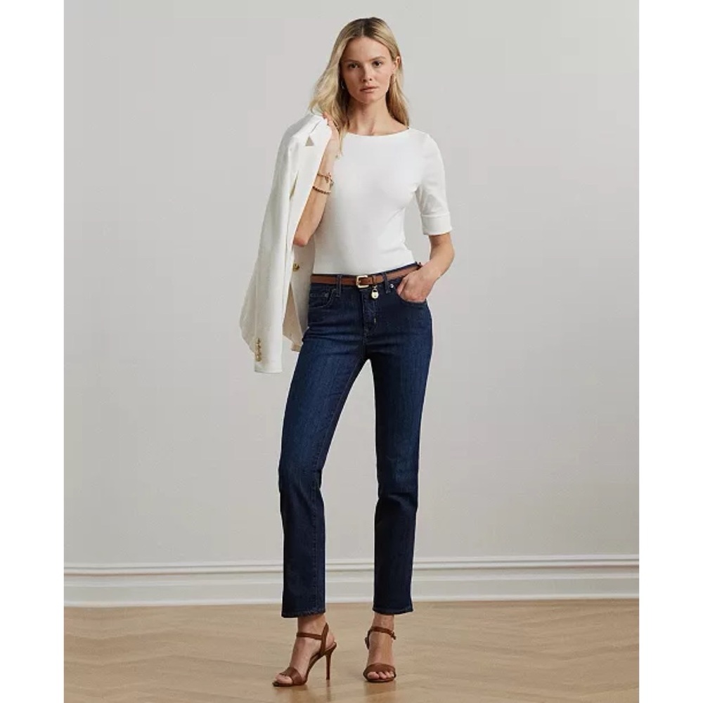 LRL Lauren Jeans Co. Ralph Lauren Classic Straight Jeans - Size 10